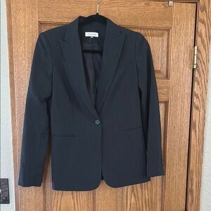 Calvin Klein Black Size 2 Women's Blazer
